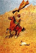 Frederick Remington If Skulls Could Speak Norge oil painting reproduction